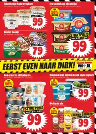 Dirk folder week 42 Pagina 5: Ben & Jerry's of Hertog ijs €0,99, Eru smeerkaas of cheddar €0,99