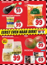 Dirk folder week 42 Pagina 7: Daily Chef bapao €0,69, Poldergoud geschilde aardappelen €0,99