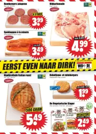 Dirk folder week 42 Pagina 9: Kipdijrollade Italian roast €5,49, Ribkarbonade €4,99