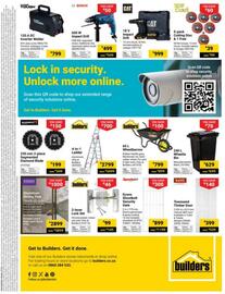 Builders Express catalogue Page 8: CAT 18 V Impact Drill €999,00, BOSCH 600 W Impact Drill €499,00