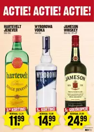 Super Dirck 3 folder week 42 Pagina 3: Wyborowa Vodka €14,99, Jameson Whiskey €24,99