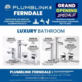 Plumblink catalogue Page 1