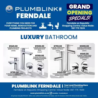 Plumblink (valid until 31-10)