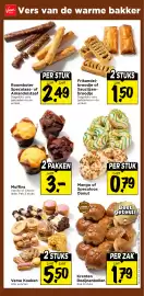 Vomar Voordeelmarkt folder week 42 Pagina 17: Mango of Speculoos Donut €0,79, Muffins €3,00