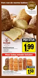 Vomar Voordeelmarkt folder week 42 Pagina 18: Verse Zachte Bollen €1,50, Molenaersbrood €1,99