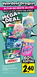 Vomar Voordeelmarkt folder week 42 Pagina 29: Ariel of Lenor Pods of Dreft Wasverzachter of Vanish €2,40