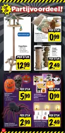 Vomar Voordeelmarkt folder week 42 Pagina 40: Halloween Raamstickers of Ballon €0,99, Halloween Slinger €2,49