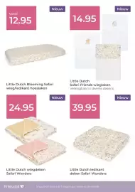 Prenatal folder week 42 Pagina 23: Little Dutch wiegdeken Safari Wonders €24,95, Little Dutch Safari Friends wieglaken €14,95