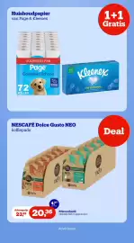 Bol.com folder week 42 Pagina 3: Page & Kleenex Huishoudpapier, Nescafé Dolce Gusto NEO koffiepads €20,36