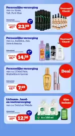 Bol.com folder week 42 Pagina 7: Syoss Max Hold hairspray €23,89, L'Oréal Elvive Extraordinary Oil Sublime Haarolie €7,49