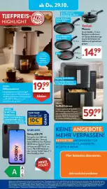 Aldi Süd Prospekt woche 44 Seite 10: AMBIAINO Heißluftfritteuse €59,99, AMBiano Glühweinwärmer €19,99