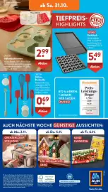 Aldi Süd Prospekt woche 44 Seite 16: CROFTON Silikon-Backhelfer €0,69, Zenker Backblech €5,49