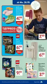 Aldi Süd Prospekt woche 44 Seite 5: LILY & DAN Hüttenschuhe €4,99, LILY & DAN Nicki-Schlafanzug €6,99