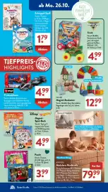 Aldi Süd Prospekt woche 44 Seite 6: NOVITESSE Modulares Kindersofa €79,99, Disney Magnet-Spiel-Buch €4,99