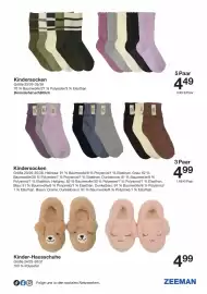 Zeeman Prospekt Seite 13: Kinder-Hausschuhe €4,99, Kindersocken €4,49