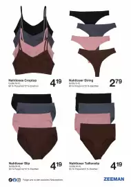 Zeeman Prospekt Seite 9: Nahtloser Taillenslip €4,19, Nahtloser Slip €4,19