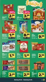 Netto Prospekt woche 43 Seite 17: Kinkartz Dominosteine €2,99, Stieffenhofer Schoko-Lebkuchen Figuren €2,49