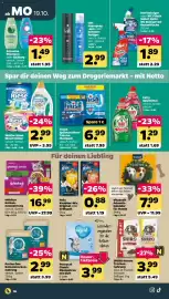 Netto Prospekt woche 43 Seite 18: Purina One Katzentrockennahrung €2,99, Felix Knabber-Mix €0,88