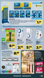 Netto Prospekt woche 43 Seite 21: GP Batterien-Sparpack €9,99, Tages-Zeitschaltuhr €2,99