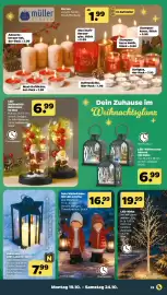 Netto Prospekt woche 43 Seite 27: LED-Weihnachtslaterne mit Deko €6,99, LED-Weihnachtsdekoration im Glas €6,99