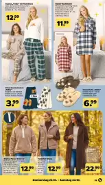 Netto Prospekt woche 43 Seite 29: Teddy Kuschelsocken €3,99, Sherpa-Fleece-Pullover €12,99
