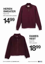 Zeeman folder Pagina 10: Heren sweater €14,99, Dames vest €18,99