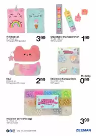 Zeeman folder Pagina 14: Etui €2,99, Stickerset holografisch €0,99