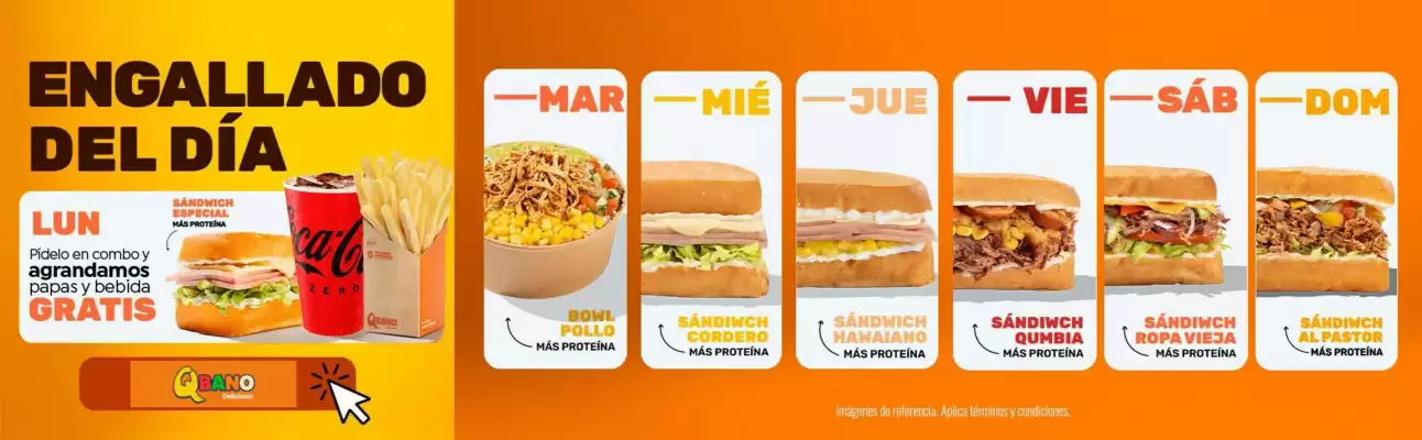 Sandwich Qbano (válido hasta 2-12)