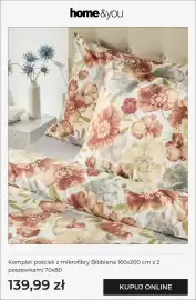 Home&You gazetka Strona 7: Komplet pościeli z mikrofibry Bibbiena 160x200 cm z 2 poszewkami 70x80 Home & You €139,99