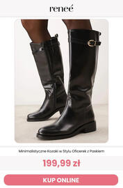 Renee magazyn Strona 10: Minimalistyczne kozaki w stylu oficerek z paskiem Renee €199,99