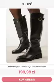 Renee magazyn Strona 10: Minimalistyczne kozaki w stylu oficerek z paskiem Renee €199,99