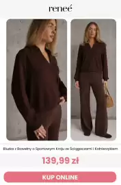 Renee magazyn Strona 7: Bluzka z bawełny o sportowym kroju ze ściągaczami i kołnierzykiem Reneé €139,99