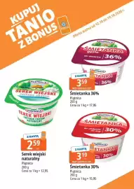 E.Leclerc gazetka tydzień 42 Strona 2: Śmietanka 36% Piątnica €3,59, Śmietanka 30% Piątnica €3,19