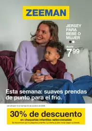 Catálogo Zeeman Página 1: ZEEMAN JERSEY PARA BEBÉ O MUJER desde 799 Esta semana: suaves prendas de punto para el frío. del