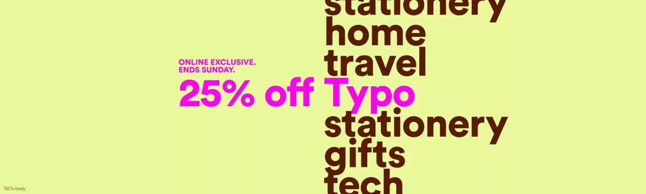 Typo (valid until 18-10)