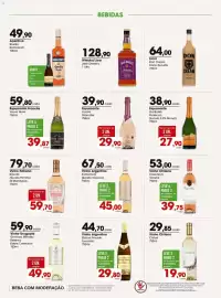 Encarte Zaffari Página 11: Espumante aurora moscatel €29,90, Jack Daniel's tennessee blackberry €128,90
