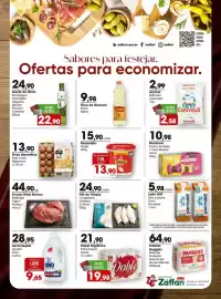 Encarte Zaffari Página 16: Filé de Tilápia Fantasia Di Mare €24,90, Coxão Mole Bovino €44,90