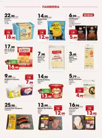 Encarte Zaffari Página 8: Salame tipo italiano €12,99, Pão de Queijo €16,99