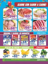 Folleto Super Gutiérrez semana 41 Página 8: Top sirloin de res €189,90, Pierna de puerco natural con hueso €68,50