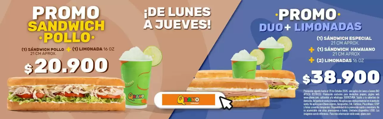 Sandwich Qbano (válido hasta 31-10)