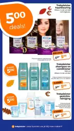 Trekpleister folder Pagina 14: Trekpleister shampoo en conditioner €5,00, Trekpleister haarkleuring €5,00
