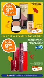 Trekpleister folder Pagina 22: Max Factor Lip- en Facefinity €9,99