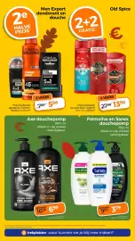 Trekpleister folder Pagina 29: Axe douchepomp €16,06, Palmolive en Sanex douchepomp €9,99