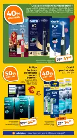 Trekpleister folder Pagina 37: Oral-B opzetborstels €14,39, Philips Sonicare Elektrische Tandenborstel €54,99