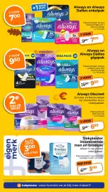 Trekpleister folder Pagina 39: Always en Always Dailies gigapak €9,50, Always en Always Dailies enkelpak €7,00