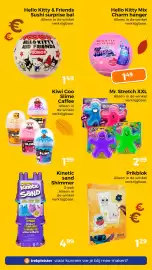 Trekpleister folder Pagina 52: Hello Kitty & Friends Sushi surprise bal €1,49, Hello Kitty Mix Charm hanger €1,49