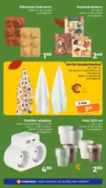 Trekpleister folder Pagina 56: Siliconen bakvorm €1,99, Koekuitstekers €2,49