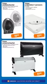 Trekpleister folder Pagina 59: Tristar convectorkachel €11,99, Tristar onderdeken 1-persoons €11,99