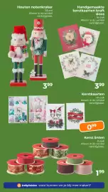 Trekpleister folder Pagina 63: Houten notenkraker €3,99, Handgemaakte kerstkaarten kraft doos €3,99