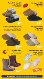Trekpleister folder Pagina 67: Pantoffels klassiek €5,99, Kinderparaplu met oogprotectie €3,99